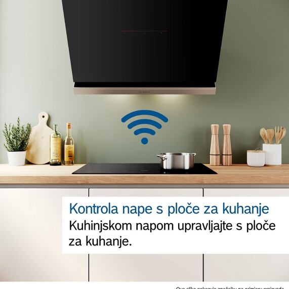 Kontrola nape s ploče za kuhanje